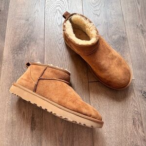 Uggs Chestnut classic ultra mini boots